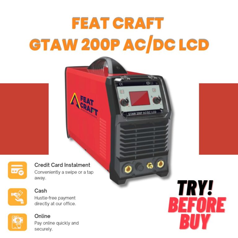 Feat Craft Gtaw 200p Acdc Lcd Tig Welding Machine 4379