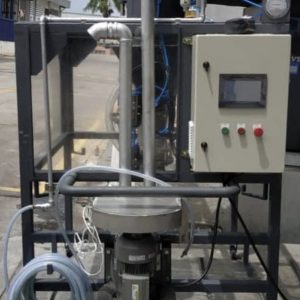 Heavy Duty 2 stages mobile Vacuumed Cleaner; cyclone inlet with cartridge filter.